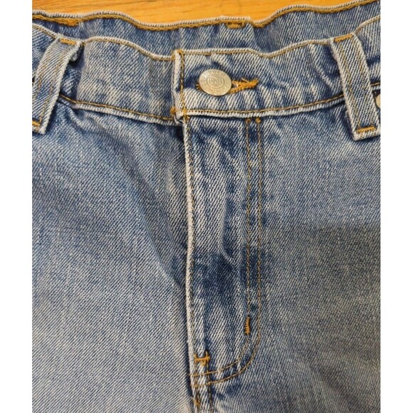 Vintage Polo Jeans Co Ralph Lauren Saturday Short Womens Denim Shorts Sz 10 Flag - Picture 3 of 7
